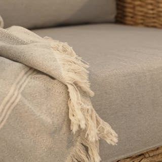 Capra 46" Outdoor Lounge Chair - Beach Sand