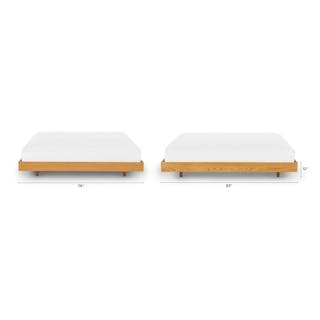 Basi King Bed Frame - Oak