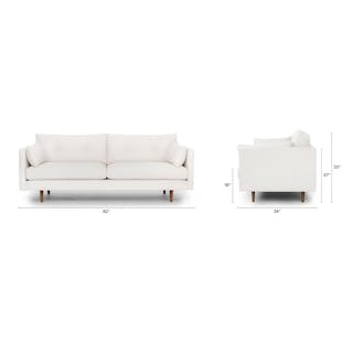 Anton 82" Sofa - Limestone