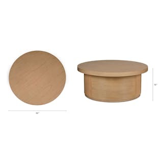 Avenla 36" Coffee Table - Natural