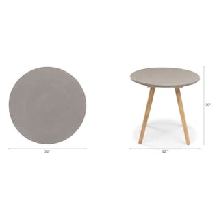 Atra Outdoor Cafe Table - Concrete