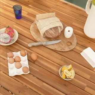 Calliope 78.75" Outdoor Dining Table - Wicker