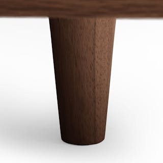 Basi King Bed Frame - Walnut
