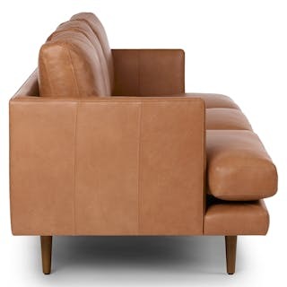 Burrard 83.5" Leather Sofa - Bella Caramel