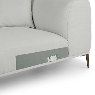 Abisko 94.5" Left Sectional - Quartz White