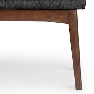 Chantel 56" Bench - Licorice