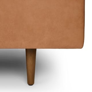 Burrard 83.5" Leather Sofa - Bella Caramel