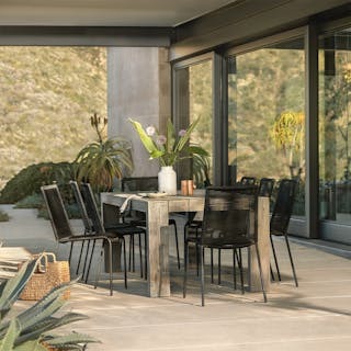 Atica 86.5" Outdoor Dining Table - Washed Acacia