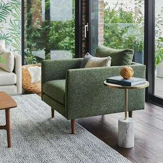 Burrard 32" Lounge Chair - Forest Green