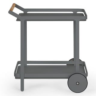Boden Outdoor Bar Cart - Dark Gray