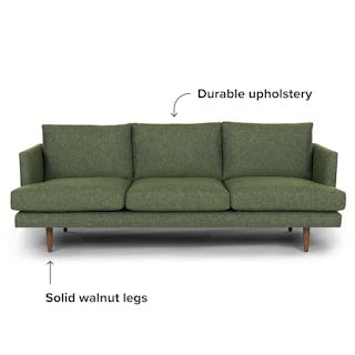 Burrard 83.5" Sofa - Forest Green