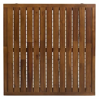 Callais 35.5" Outdoor Coffee Table - Latte Brown
