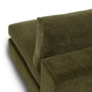 Beta 39.5" Armless Chair Module - Cypress Green