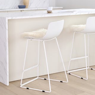 Anco Counter Stool - White
