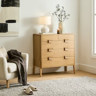 Ando Short Table Lamp - Waxen White