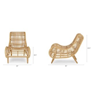 Calova 28" Outdoor Lounge Chair - Resin Wicker