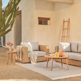 Capra 46" Outdoor Lounge Chair - Beach Sand