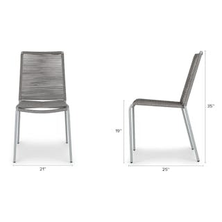 Atra 78.5" Outdoor Dining Table - Concrete