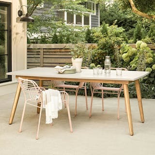 Atra 78.5" Outdoor Dining Table - Concrete