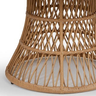 Calliope 54.5" Outdoor Dining Table - Wicker