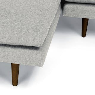 Burrard 112" Left Sectional - Seasalt Gray