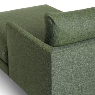 Burrard 112" Right Sectional - Forest Green