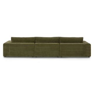 Beta 137" Modular Sofa - Cypress Green