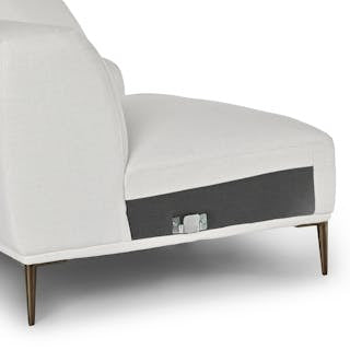 Abisko 94.5" Left Sectional - Quartz White