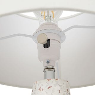 Ando Short Table Lamp - Waxen White