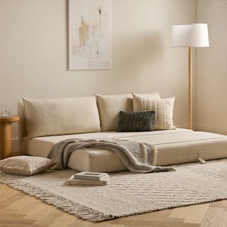 Braam 75" Sofa Bed - Vintage White