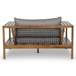 Callais 55" Outdoor Lounge Chair - Taupe Gray