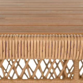 Calliope 78.75" Outdoor Dining Table - Wicker