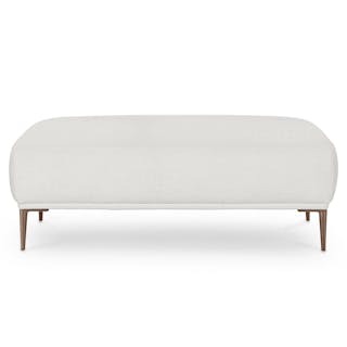 Abisko 45.5" Ottoman - Quartz White