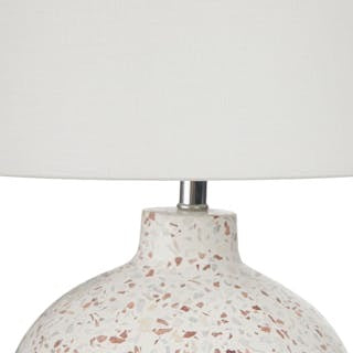 Ando Short Table Lamp - Waxen White