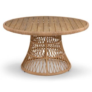 Calliope 54.5" Outdoor Dining Table - Wicker