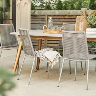 Atra 78.5" Outdoor Dining Table - Concrete