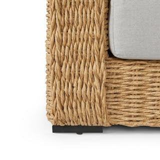 Capra 97" Outdoor Sectional Set - Beach Sand