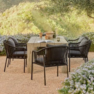 Atica 71" Outdoor Dining Table - Washed Acacia