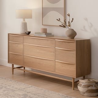 Ando Tall Table Lamp - Waxen White