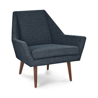 Angle 33" Lounge Chair - Denim Blue