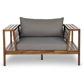 Callais 55" Outdoor Lounge Chair - Taupe Gray