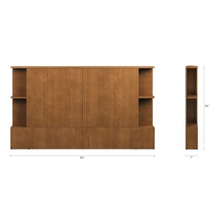 Basi Queen Bed Frame - Oak