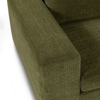Beta 49" Left Arm Chair Module - Cypress Green