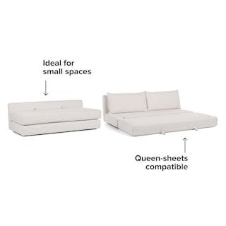 Braam 75" Sofa Bed - Vintage White