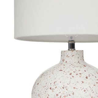 Ando Short Table Lamp - Waxen White