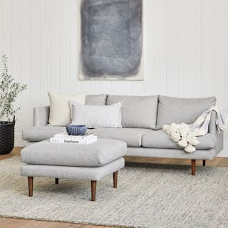 Burrard 29" Ottoman - Forest Green