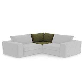 Beta 45" Corner Chair Module - Cypress Green