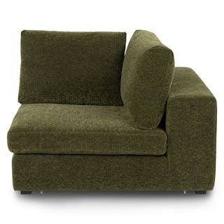 Beta 45" Corner Chair Module - Cypress Green