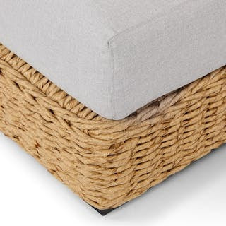 Capra 97" Outdoor Sectional Set - Beach Sand