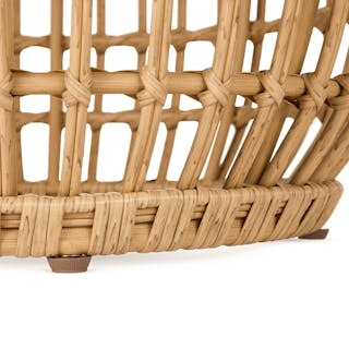 Calova Outdoor Side Table - Resin Wicker